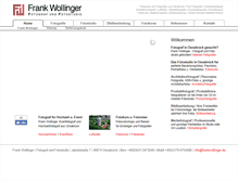 Tablet Screenshot of frankwollinger.de